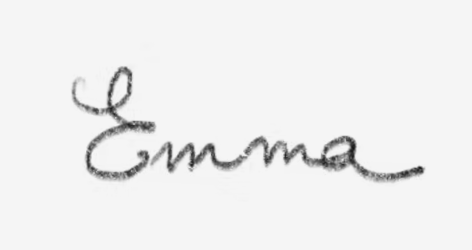 Signature d'Emma Gojon